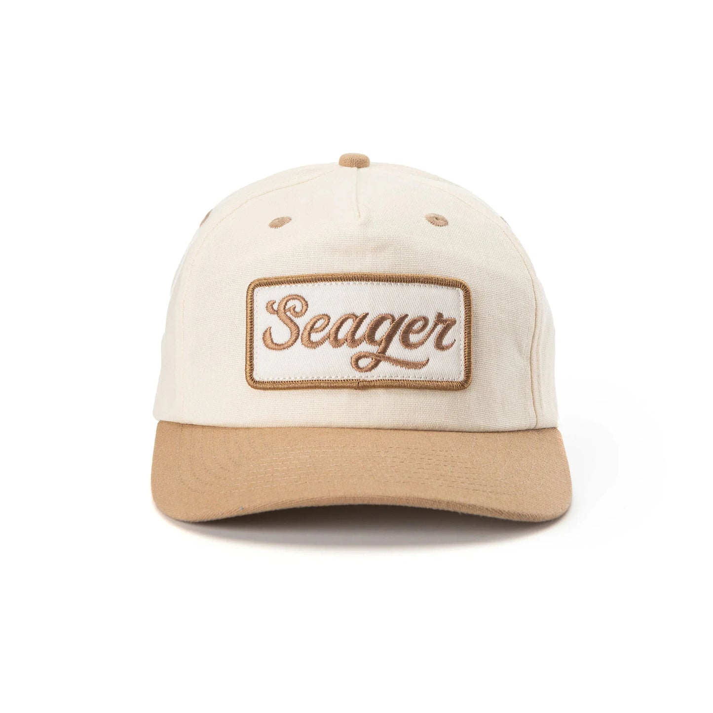 Uncle Bill Hemp Snapback | Cream + Khaki | Seager Co.