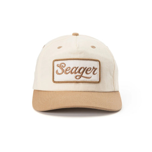 Uncle Bill Hemp Snapback | Cream + Khaki | Seager Co.